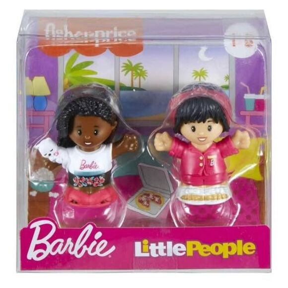 BUNDLE: NEW Fisher-Price Little People Barbie Themed- Party/Swimming/Sleepover - Picture 6 of 7
